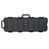Maletín rígido Specna Arms negro 100x36x14 cm con espuma precortada para protección.