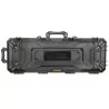 Maletín rígido Specna Arms negro 106x32x16 cm con espuma precortada para protección.
