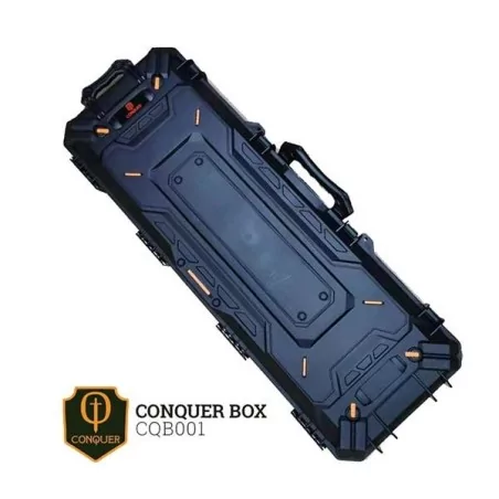 Maletín rígido Conquer 110x41x15 cm waterproof para protección óptima.