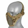 Máscara rejilla + tela para cabeza Multicam con protección y ventilación eficaz.