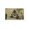 Parche Emoji Feliz Multicam con diseño camuflado, bordado y velcro de fijación.