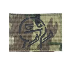Parche Fuck You Multicam con bordado duradero y velcro para fijación segura.