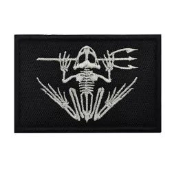 Parche Navy Seals Negro bordado con velcro para uso táctico o decorativo