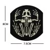 Parche negro Navy Seals, bordado, alta calidad, auténtico, duradero.