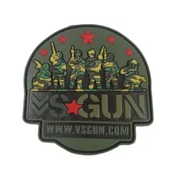 Parche PVC Logo VSGun Negro con velcro para personalizar tu equipo