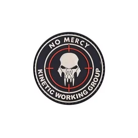 Parche PVC Sin Misericordia Negro/Tan con velcro para personalizar tu equipo táctico