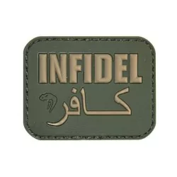 Parche PVC Viper Infidel Verde con velcro para personalizar tu equipo táctico