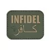 Parche PVC Viper Infidel Verde con velcro para personalizar tu equipo táctico