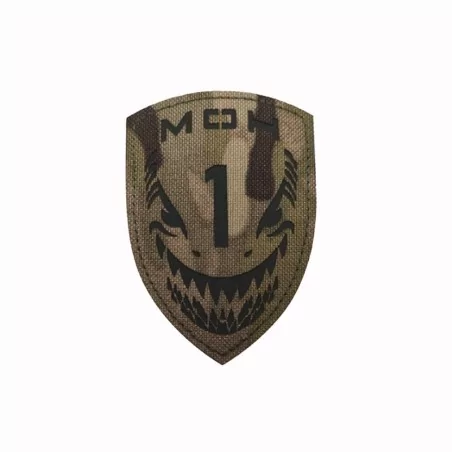 Parche Tela Demoníaco Multicam con velcro para personalizar tu equipo táctico