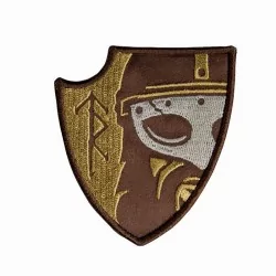 Parche Tela Ragnar Balder MK2 Coyote con velcro para personalizar equipo táctico