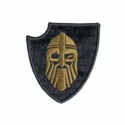 Parche Tela Ragnar Balder MK2 Negro con velcro para personalizar equipo táctico
