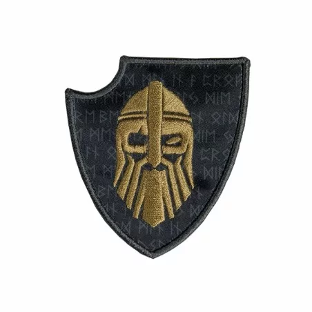 Parche Tela Ragnar Balder MK2 Negro con velcro para personalizar equipo táctico