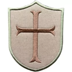 Parche Templarios TAN con velcro para personalizar tu equipo táctico