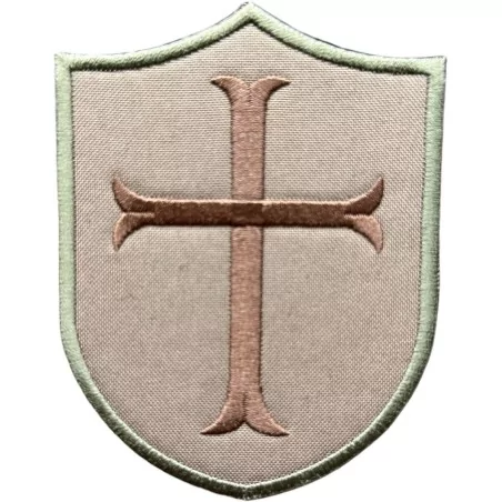 Parche Templarios TAN con velcro para personalizar tu equipo táctico