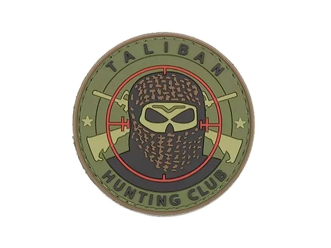 Parche PVC Taliban Hunting Club 3D Verde
