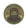 Parche PVC Taliban Hunting Club 3D verde con velcro y diseño táctico