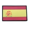 Parche PVC 3D bandera de España con velcro para equipo táctico