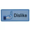 Parche PVC en relieve Dislike con velcro y diseño unico