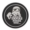 Parche PVC en relieve Star Wars con velcro y diseño detallado
