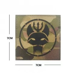 Parche Tela 3D Seal Team F33 Multicam con diseño táctico y detalles en relieve