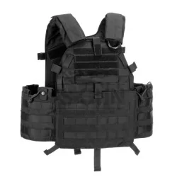 6094A-RS Plate Carrier negro con sistema MOLLE y ajuste ergonómico