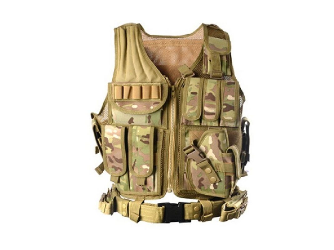 CHALECO AIRSOFT CQB - MULTICAM