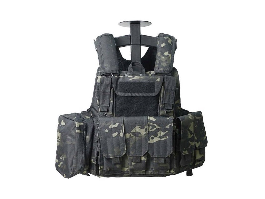 CHALECO CIRAS MULTICAM BLACK