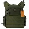 Chaleco Conquer CQR Gen2 Verde OD con sistema MOLLE y ajuste ergonómico