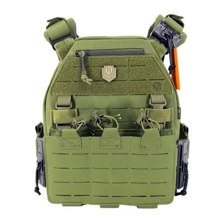 Chaleco Conquer MQR Vest OD con sistema MOLLE y liberación rápida