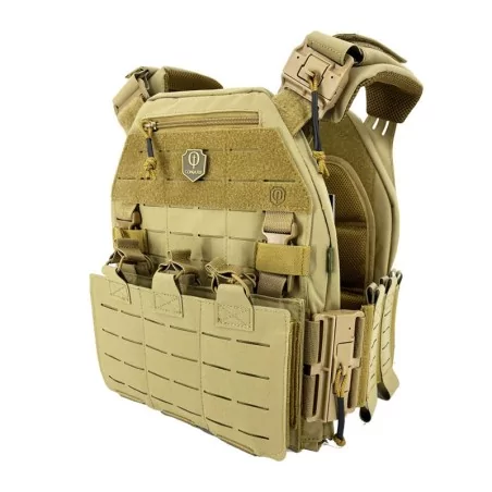 CHALECO CONQUER MQR VEST TAN ✅ · VSGun