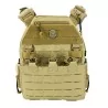 Chaleco Conquer MQR Vest TAN con sistema MOLLE y liberación rápida