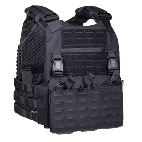Chaleco Corso Drake MK2 Negro con sistema MOLLE y panel frontal intercambiable