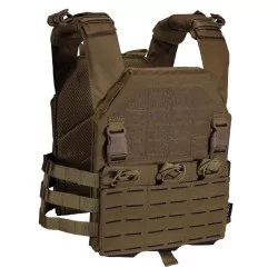 Chaleco Corso Drake MK3 Coyote con sistema MOLLE y panel frontal intercambiable