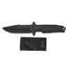 CUCHILLO K25 ENTRENAMIENTO DE GOMA NEGRO