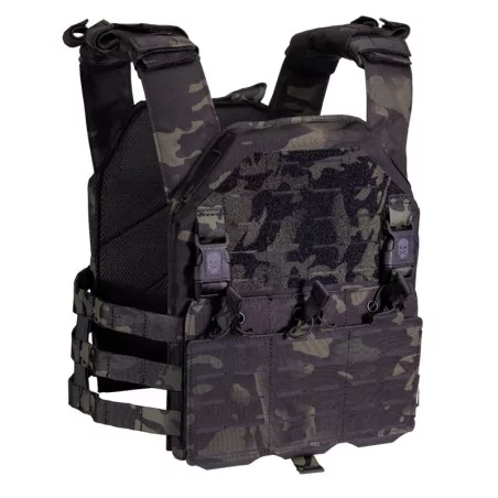 Chaleco Corso Drake MK3 Multicam Black con sistema MOLLE y panel intercambiable
