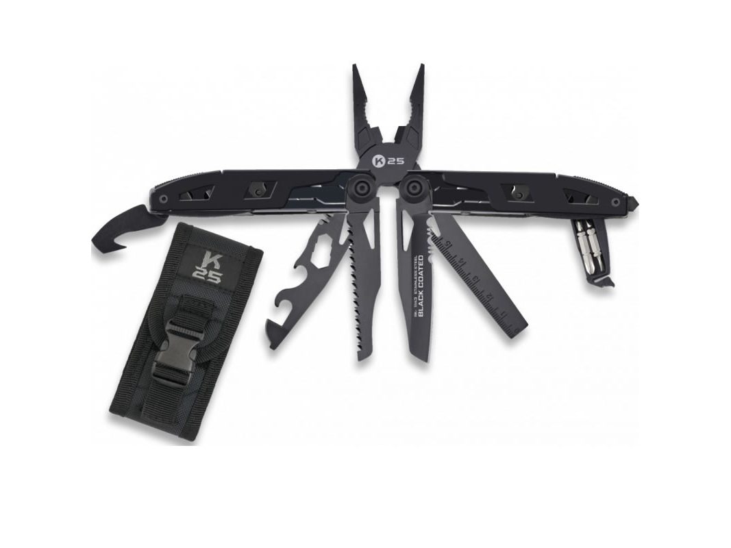 ALICATE K25 MULTIUSOS 17 USOS NEGRO