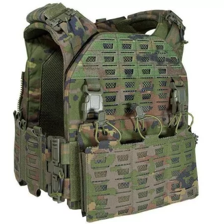 Chaleco Corso Drake MK4 Pixelado Boscoso con sistema MOLLE y panel intercambiable