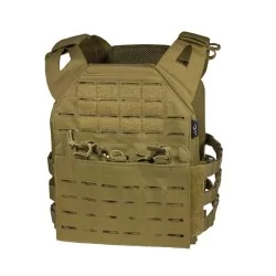 Chaleco Corso Drake Plate Carrier MK1 Coyote con sistema MOLLE y portaplacas