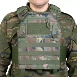 Chaleco Delta Tactics Force MK1 Boscoso Pixelado con sistema MOLLE y diseño ergonómico