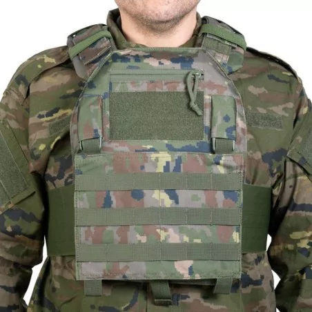 Chaleco Delta Tactics Force MK1 Boscoso Pixelado con sistema MOLLE y diseño ergonómico