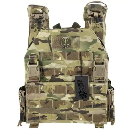 Chaleco MPC Conquer 2.0 Multicam con sistema MOLLE y diseño modular