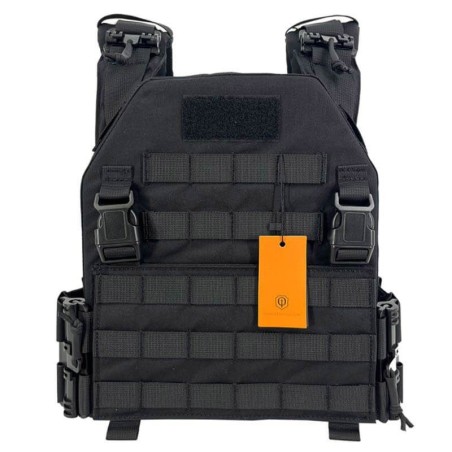 Chaleco MPC Conquer 2.0 Negro con sistema MOLLE y diseño modular