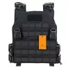 Chaleco MPC Conquer 2.0 Negro con sistema MOLLE y diseño modular