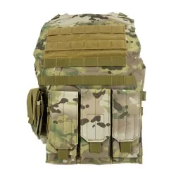 Chaleco SIXMM FSBE Multicam con camuflaje táctico y sistema MOLLE para configuraciones personalizadas