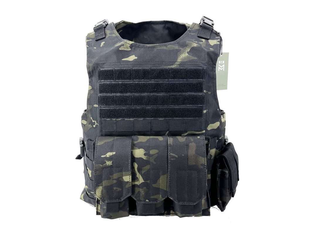 CHALECO SIXMM FSBE MULTICAM BLACK