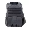 Chaleco SIXMM FSBE Negro con sistema MOLLE y diseño modular para entornos urbanos
