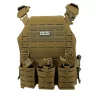 Chaleco SIXMM LLC Coyote con sistema MOLLE modular y diseño táctico para entornos áridos