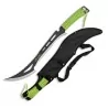 MACHETE BOLO ALBAINOX MODELO ZOMBIE EN VERDE Y NEGRO CON FUNDA