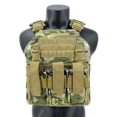 Chaleco táctico SIXMM 0.36M Multicam con sistema MOLLE y diseño compacto