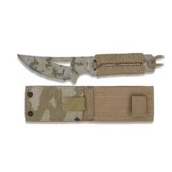 CUCHILLO ALBAINOX PIXELADO ARIDO CON FUNDA